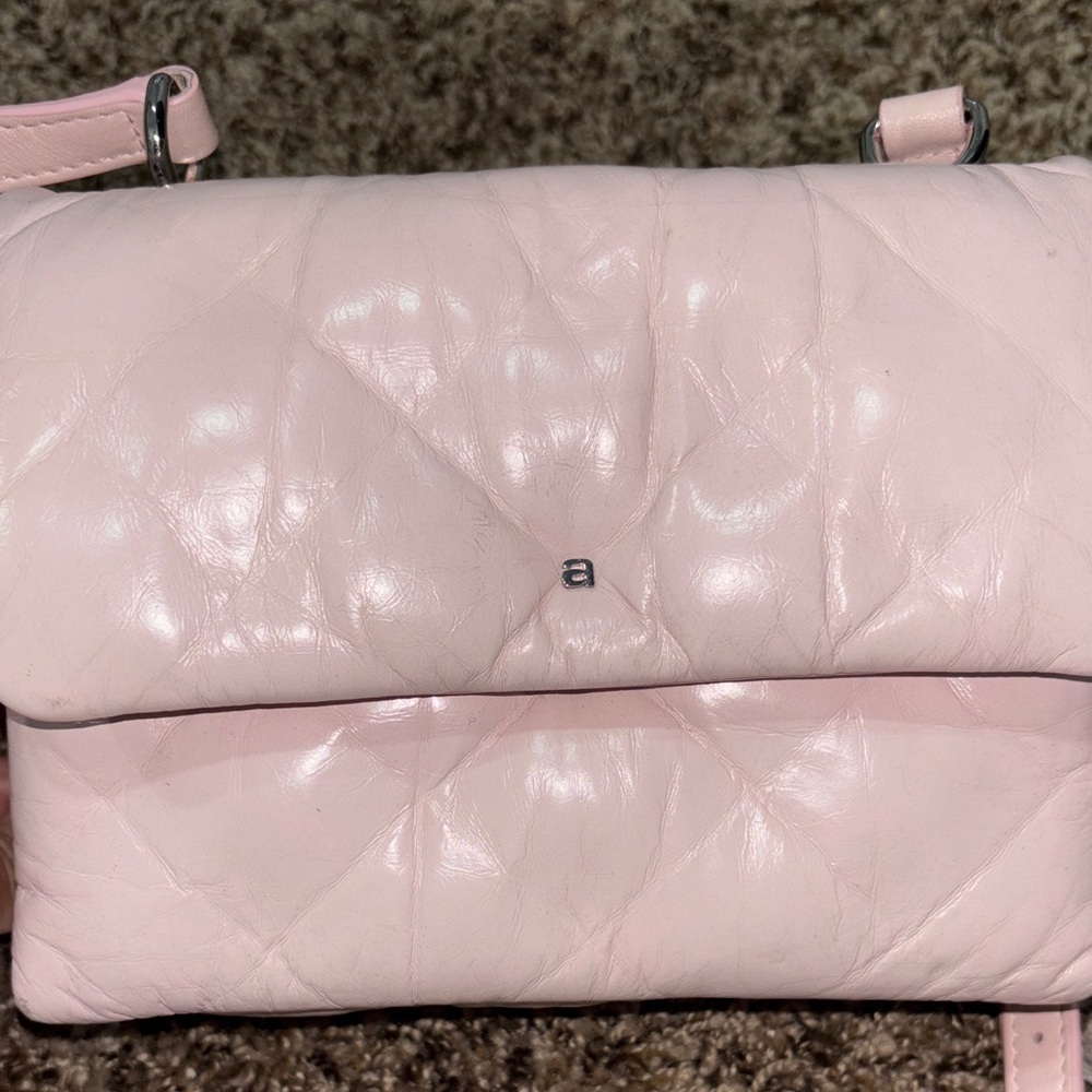 Elegant Pink Quilted Women's Bag